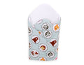 Baby nest with stiffening - mint animals