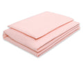 Cotton children's bedding set 2 pieces pillowcase 60x40 cm and duvet cover 135x100 cm - powder pink