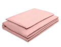 Cotton children's bedding set 2 pieces pillowcase 60x40 cm and duvet cover 135x100 cm - pastel pink