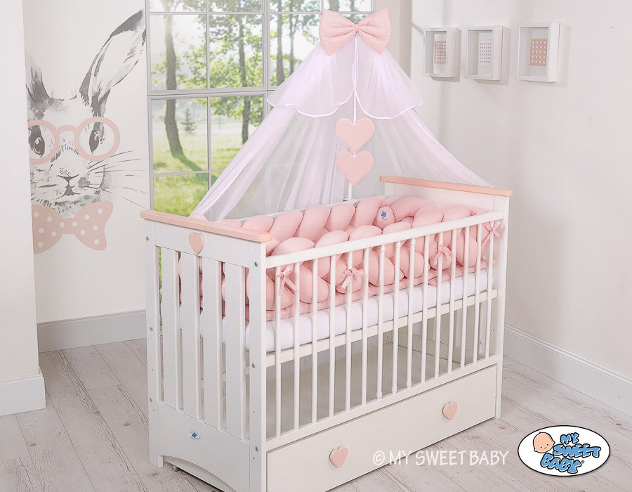 Mosquito-net made of chiffon- white