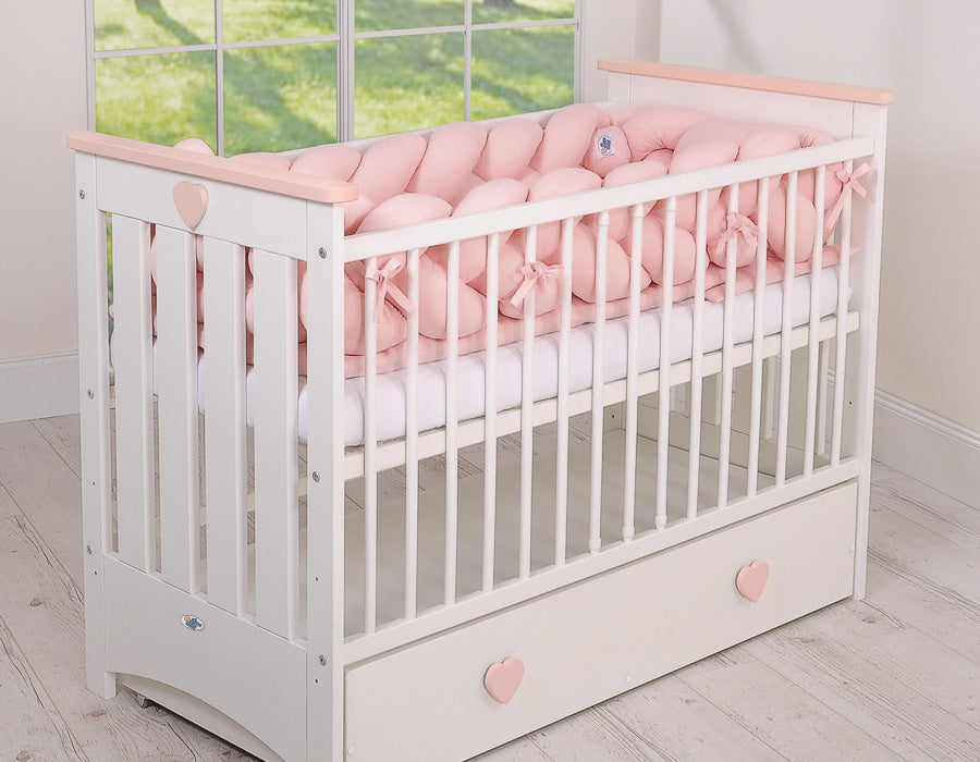Knot bumper XXL- pastel pink