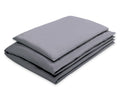 Cotton children's bedding set, 2 pieces, pillowcase 60x40 cm and duvet cover 120x90 cm - anthracite