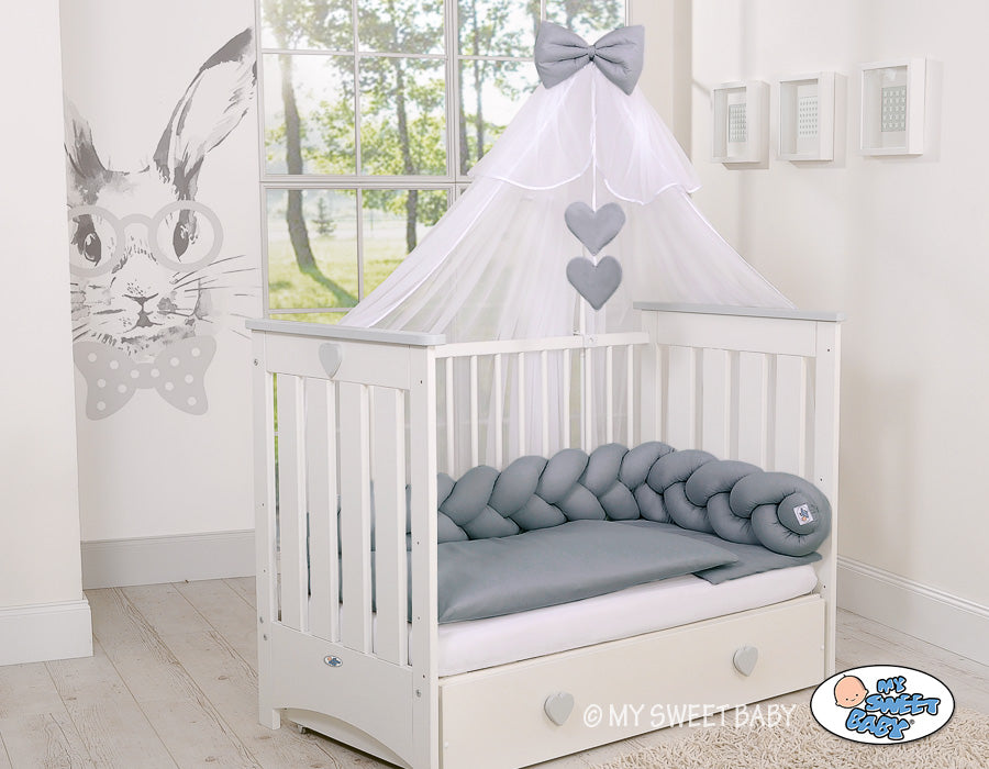 Mosquito-net made of chiffon- white