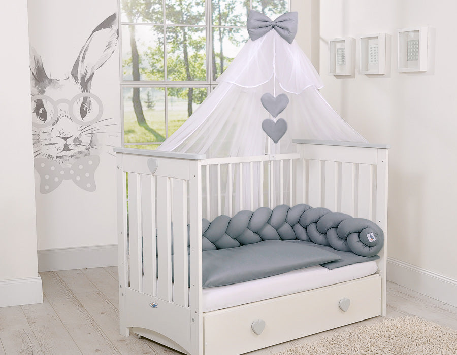 Mosquito-net made of chiffon- white