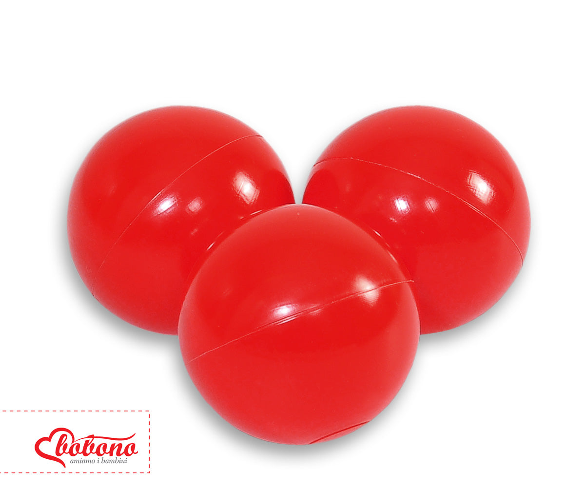 Plastic balls for the dry pool 50pcs - red