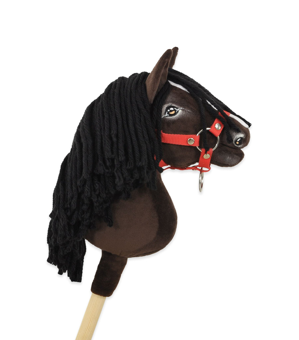 Horse on a stick Super Hobby Horse Premium - dark bay horse A4