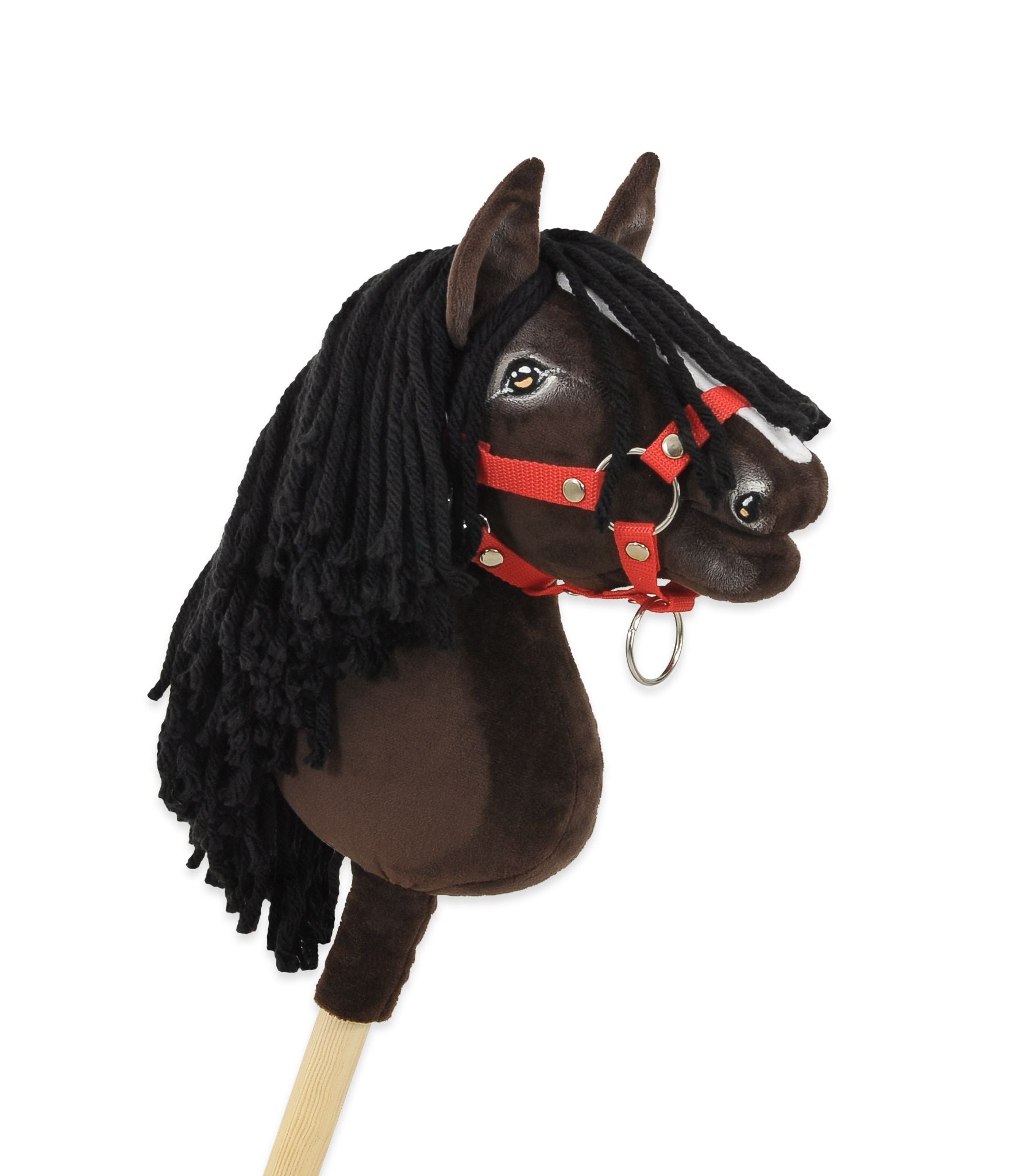Horse on a stick Super Hobby Horse Premium - dark bay horse A4