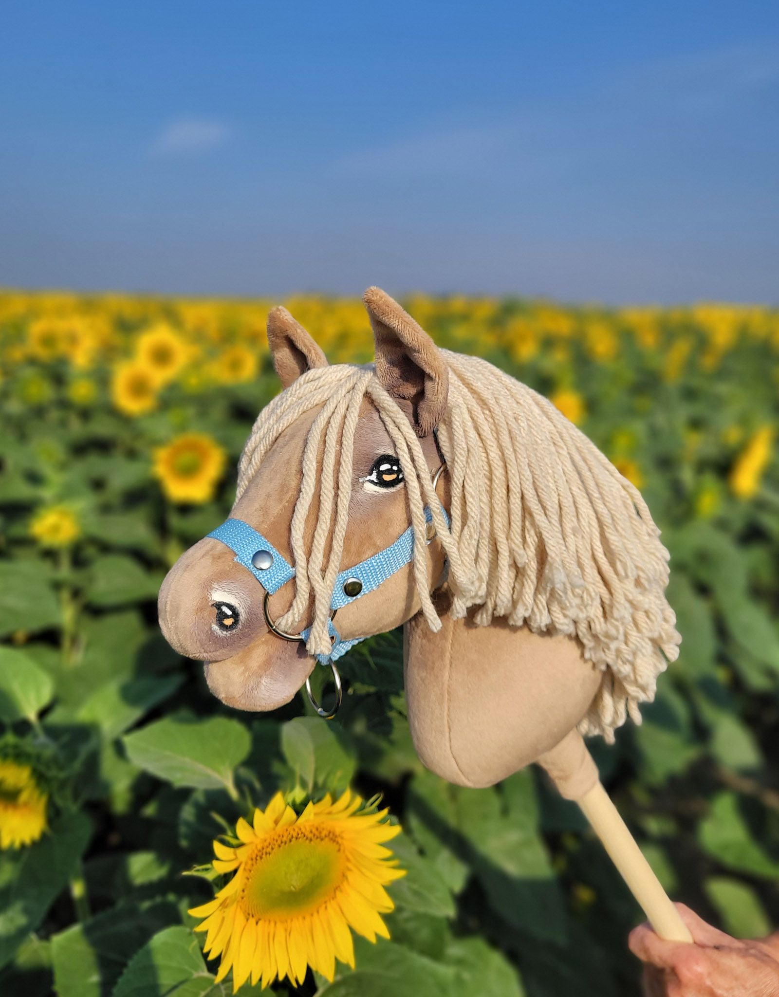 Horse on a stick Super Hobby Horse Premium - palomino horse A4