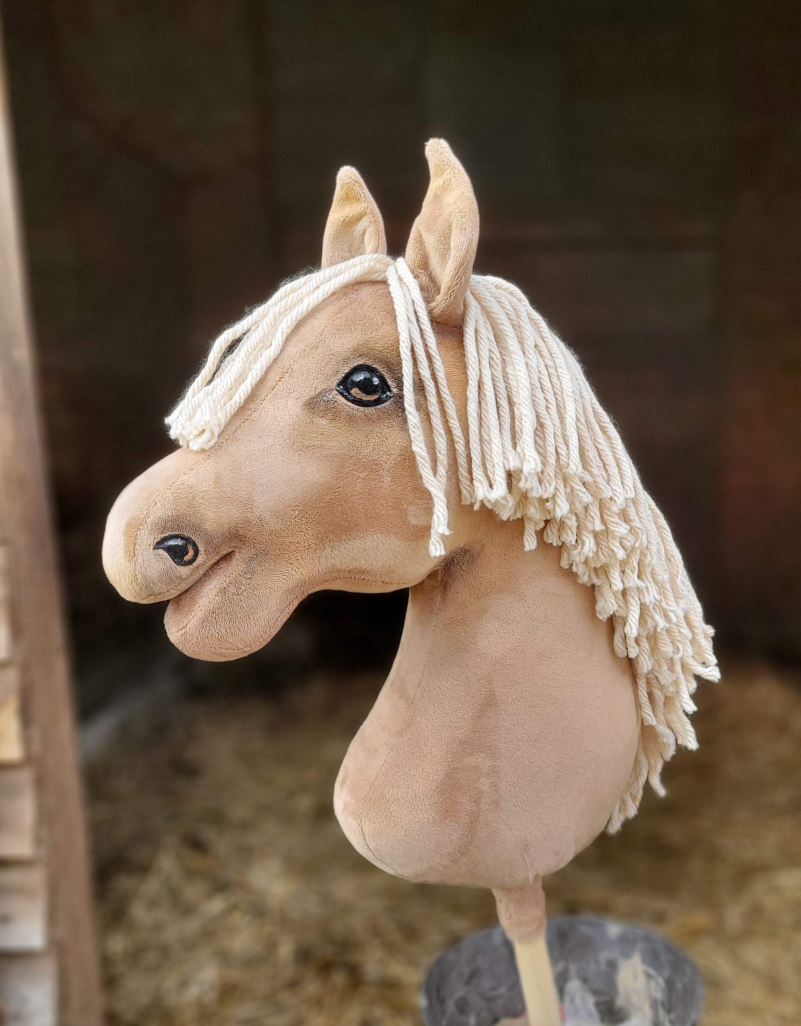 Horse on a stick Super Hobby Horse Premium - palomino horse A3
