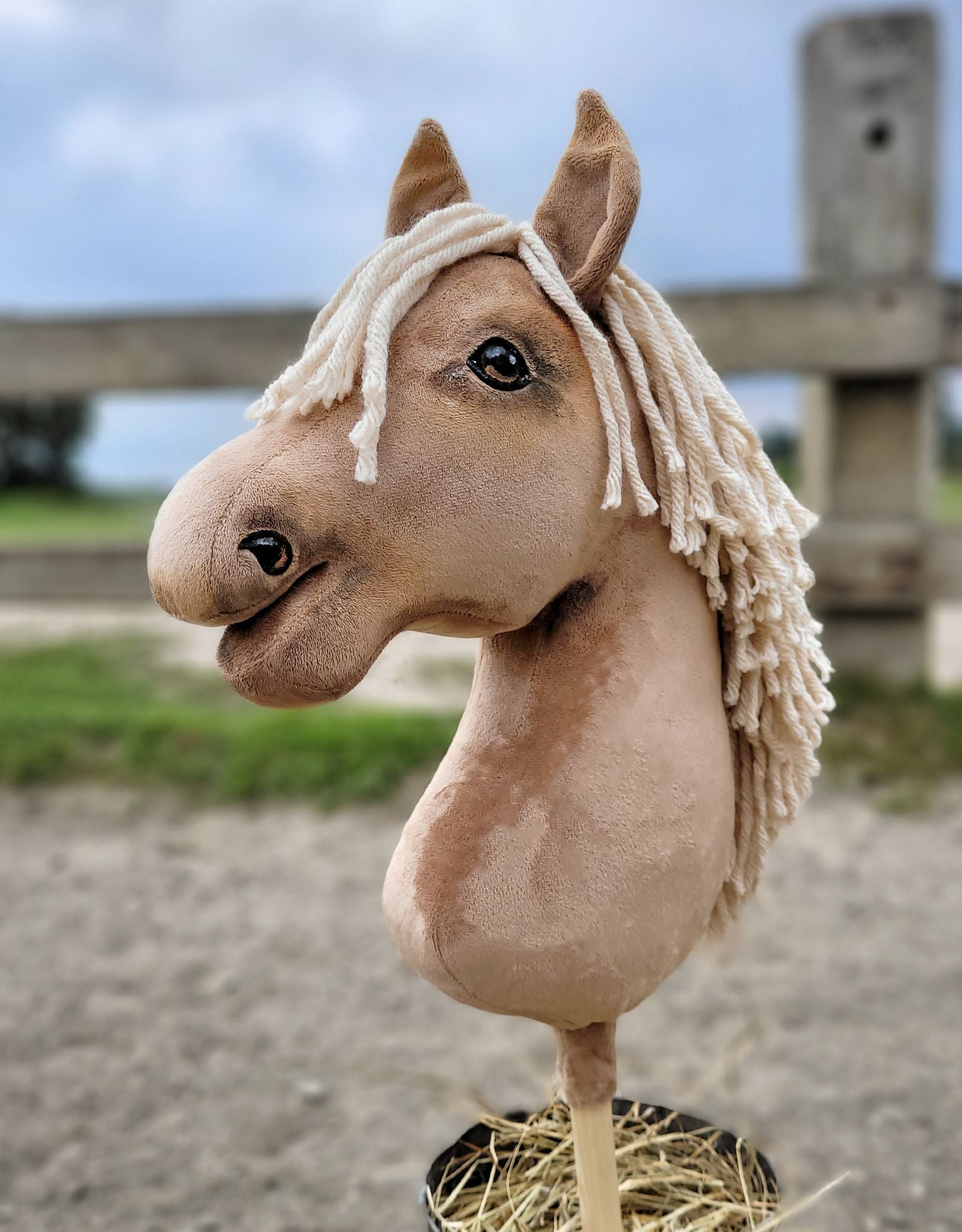 Horse on a stick Super Hobby Horse Premium - palomino horse A3