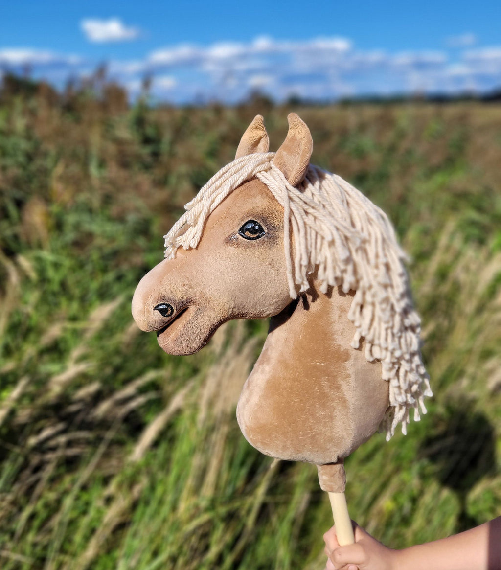 Horse on a stick Super Hobby Horse Premium - palomino horse A3