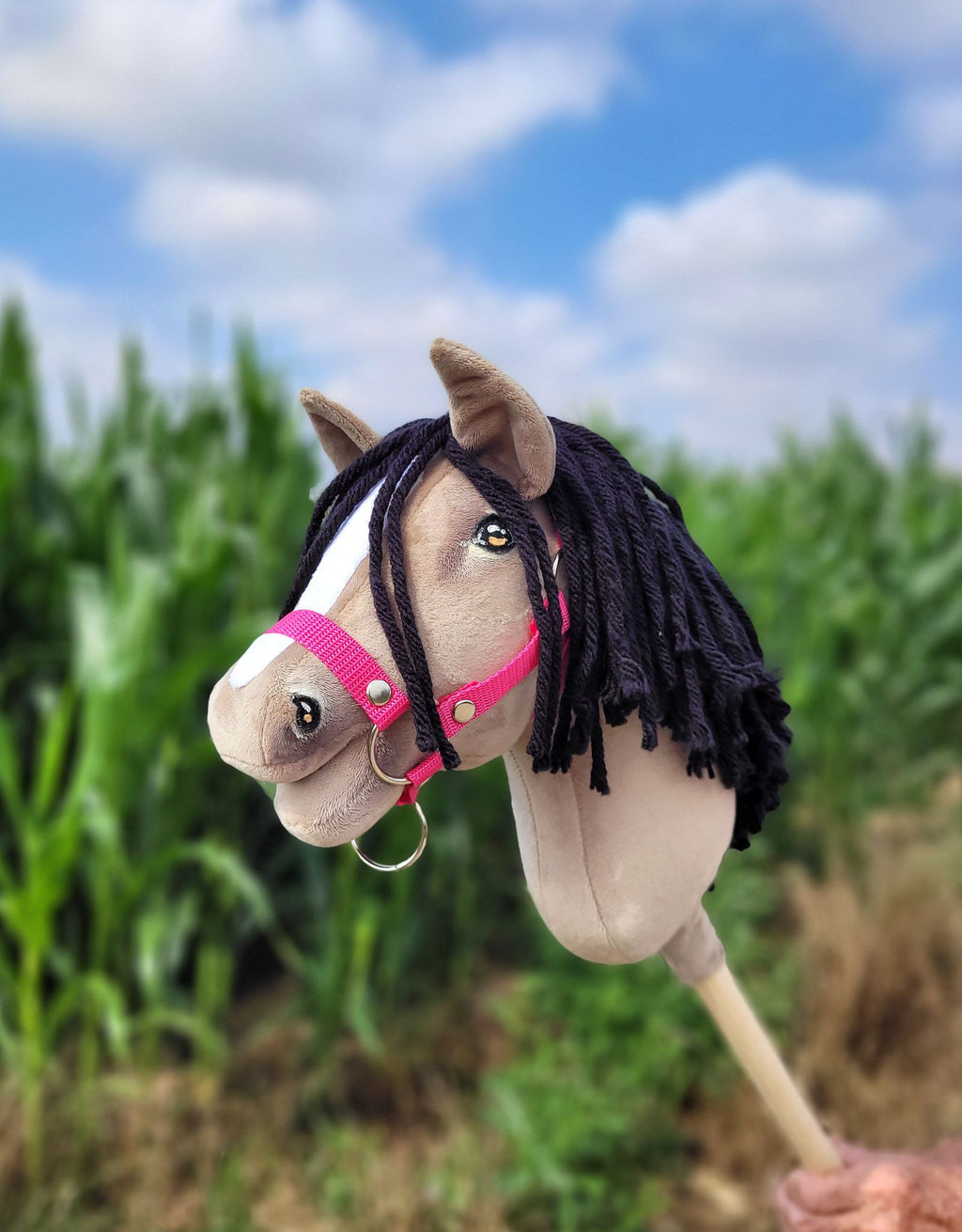 Horse on a stick Super Hobby Horse Premium - dun horse A4