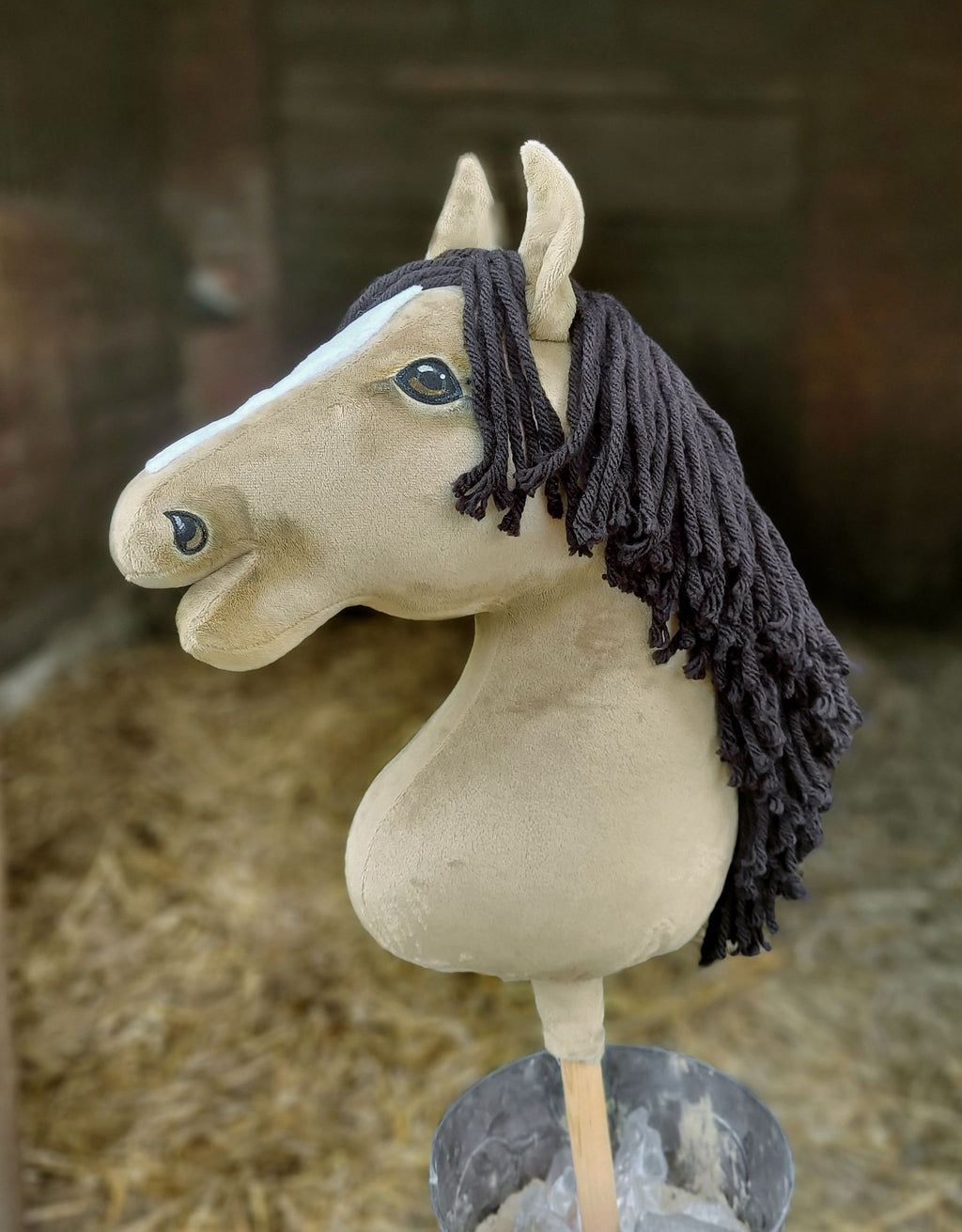 Horse on a stick Super Hobby Horse Premium - dun horse A3