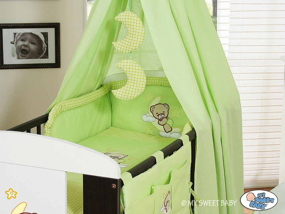 Canopy made of  fabric- Good Night green