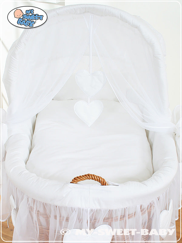 Cover set 4 pcs for Moses Basket/Wicker crib no. 58962-123 or 78962-123