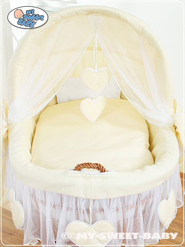 Cover set 4 pcs for Moses Basket/Wicker crib no. 58962-142 or 78962-142