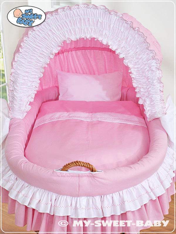 Cover set 4 pcs for Moses Basket/Wicker crib no. 58962-119 or 78962-119
