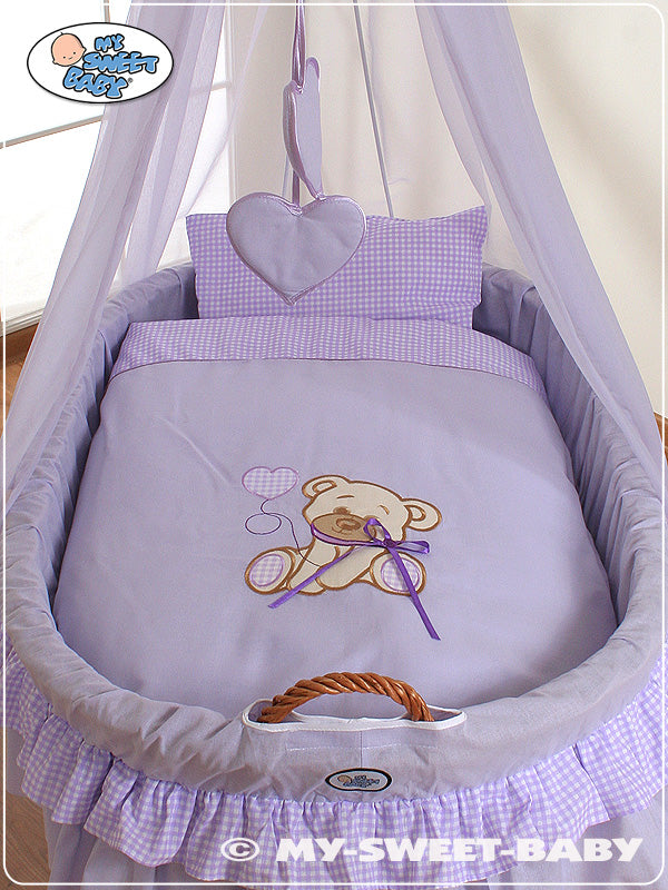 Cover set 4 pcs for Moses Basket/Wicker crib no. 99690e-325 i 79690e-325