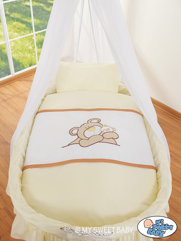 Cover set 4 pcs for Moses Basket/Wicker crib no. 99690e-804 i 79690e-804