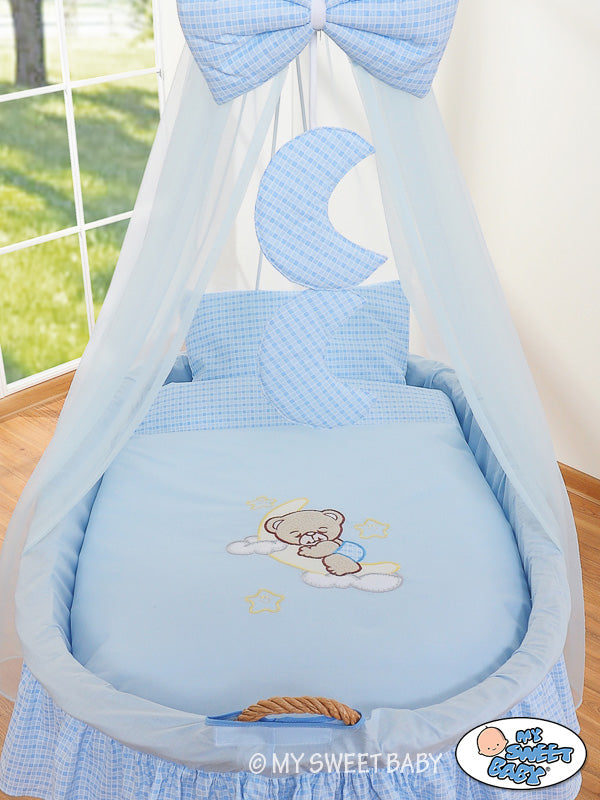Cover set 4 pcs for Moses Basket/Wicker crib no. 99690e-807 i 79690e-807