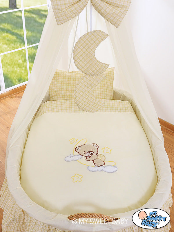 Cover set 4 pcs for Moses Basket/Wicker crib no. 99690e-810 i 79690e-810