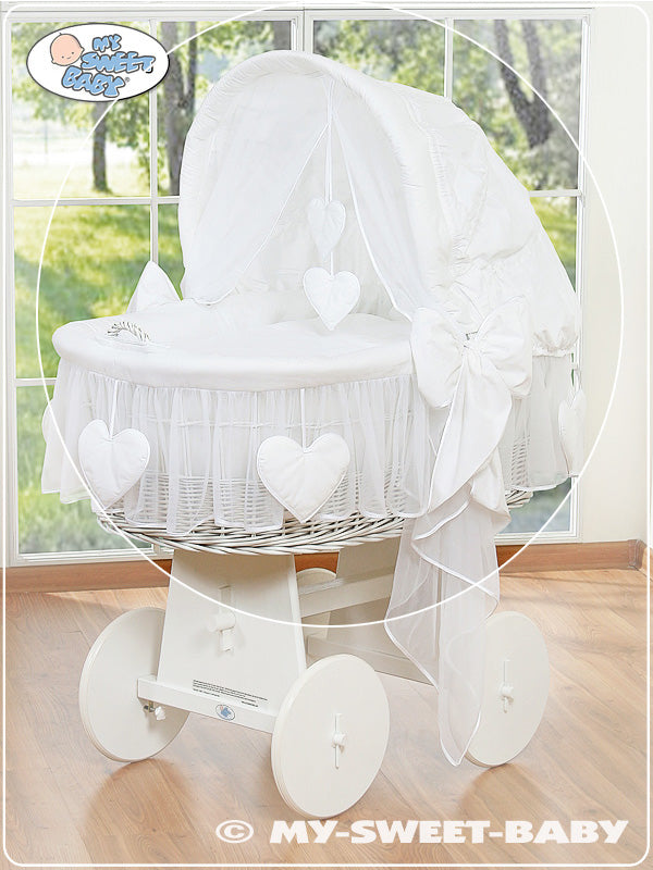 Cover set 4 pcs for Moses Basket/Wicker crib no. 58962-123 or 78962-123