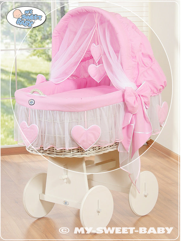 Cover set 4 pcs for Moses Basket/Wicker crib no. 58962-122 or 78962-122