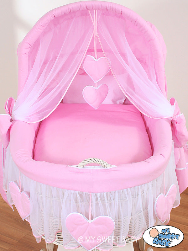 Cover set 4 pcs for Moses Basket/Wicker crib no. 58962-122 or 78962-122