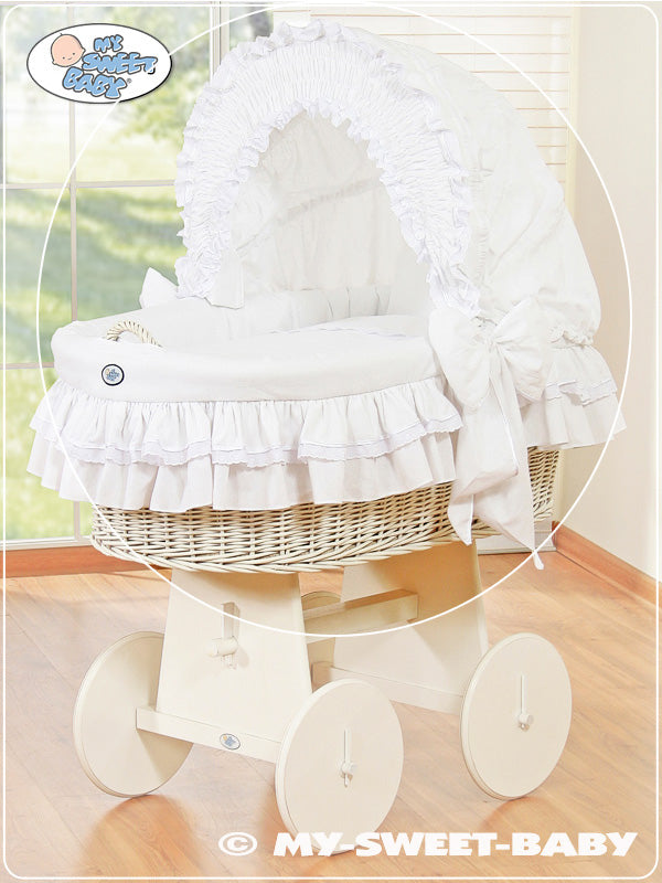 Cover set 4 pcs for Moses Basket/Wicker crib no. 58962-102 or 78962-102
