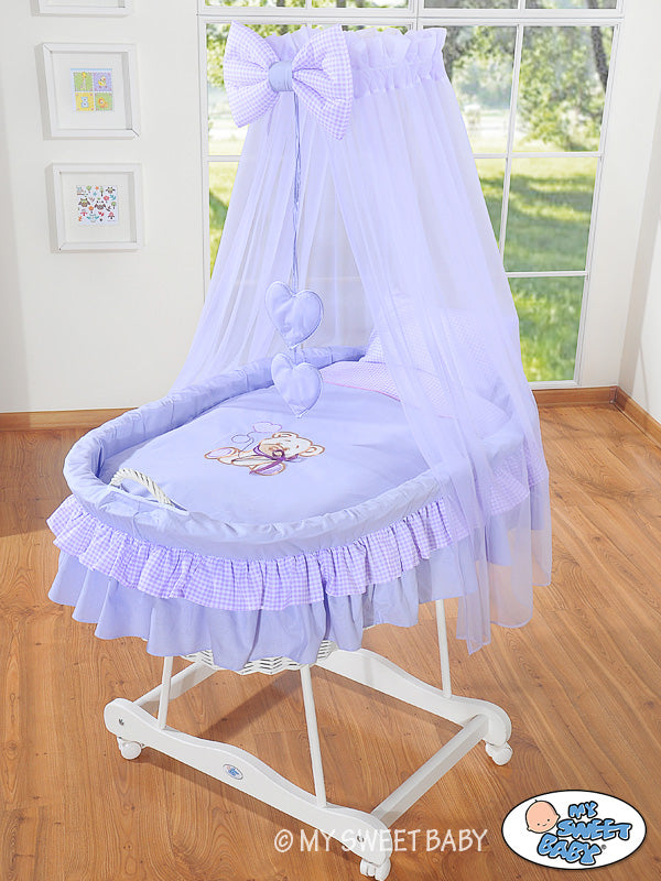 Cover set 4 pcs for Moses Basket/Wicker crib no. 99690e-325 i 79690e-325