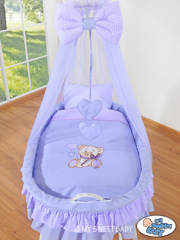 Cover set 4 pcs for Moses Basket/Wicker crib no. 99690e-325 i 79690e-325