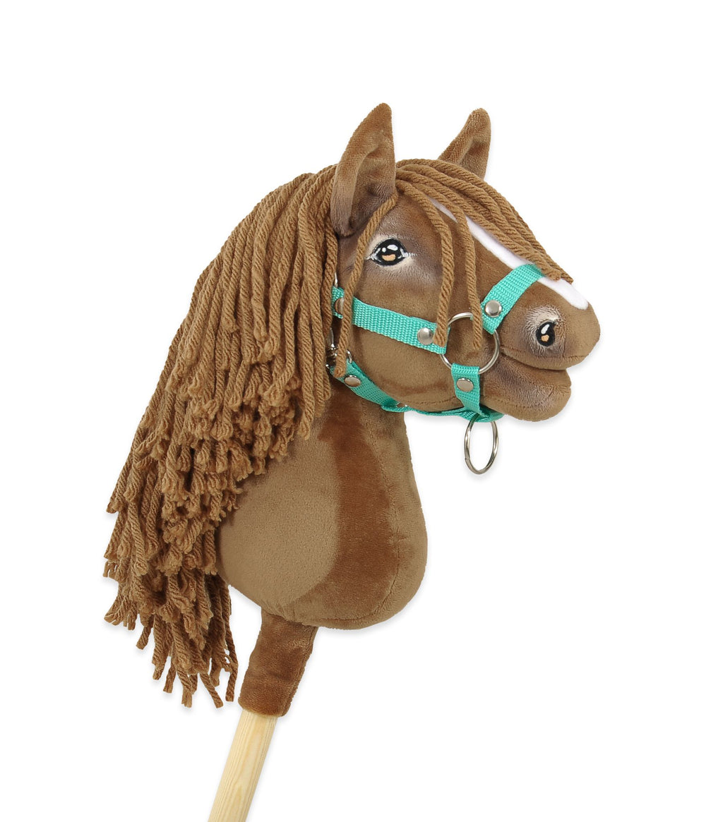 Horse on a stick Super Hobby Horse Premium - light chestnut horse A4