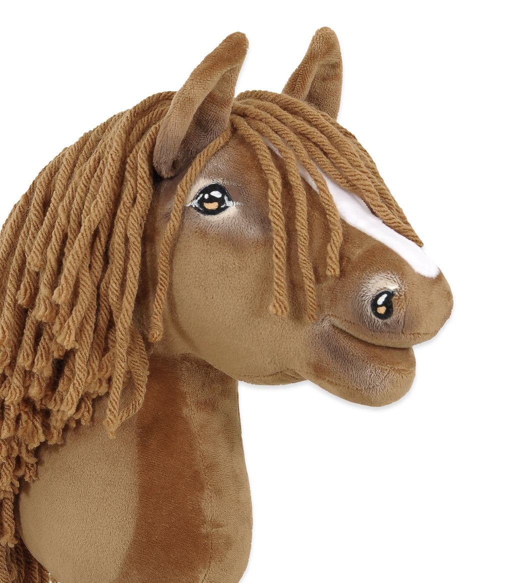 Horse on a stick Super Hobby Horse Premium - light chestnut horse A4