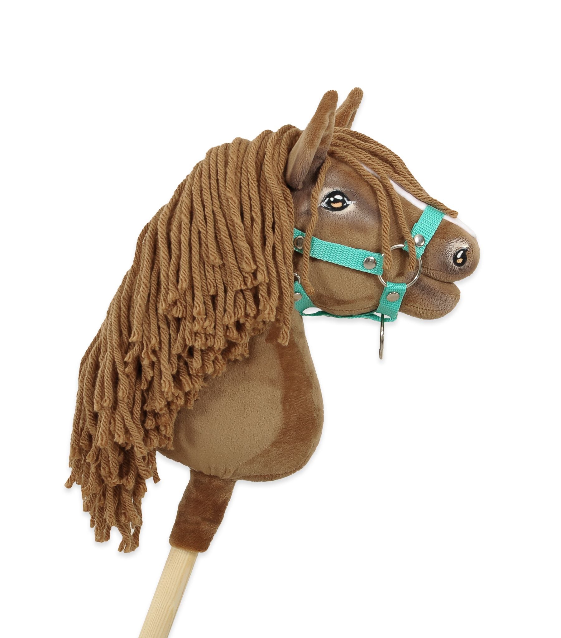 Horse on a stick Super Hobby Horse Premium - light chestnut horse A4