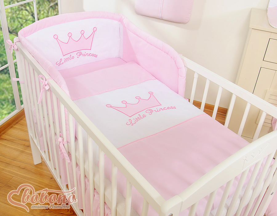 Bedding set 3pcs- Little Prince/Princess pink