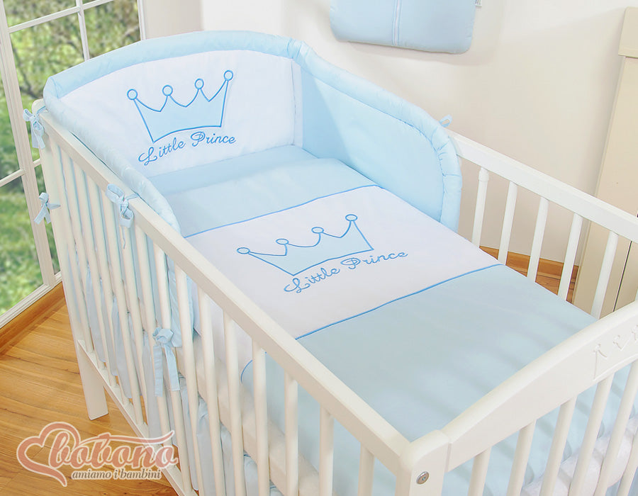 Bedding set 3pcs- Little Prince/Princess blue