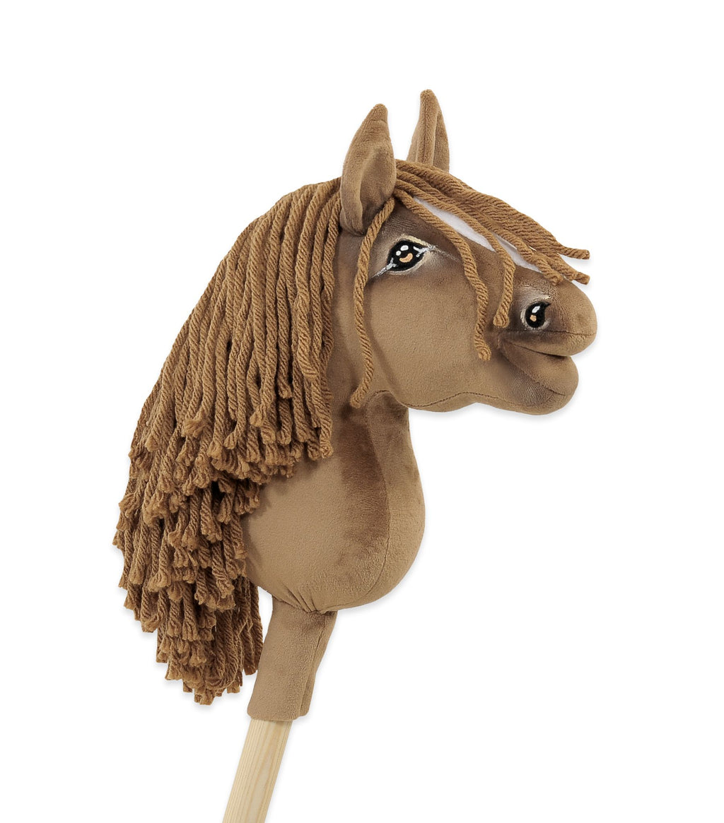 Horse on a stick Super Hobby Horse Premium  light chestnut horse A5