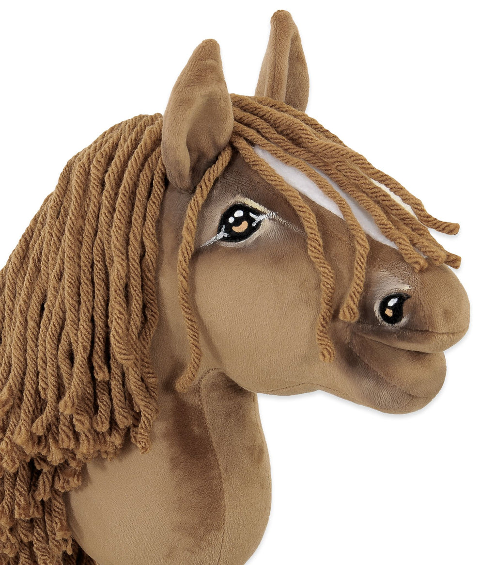Horse on a stick Super Hobby Horse Premium  light chestnut horse A5