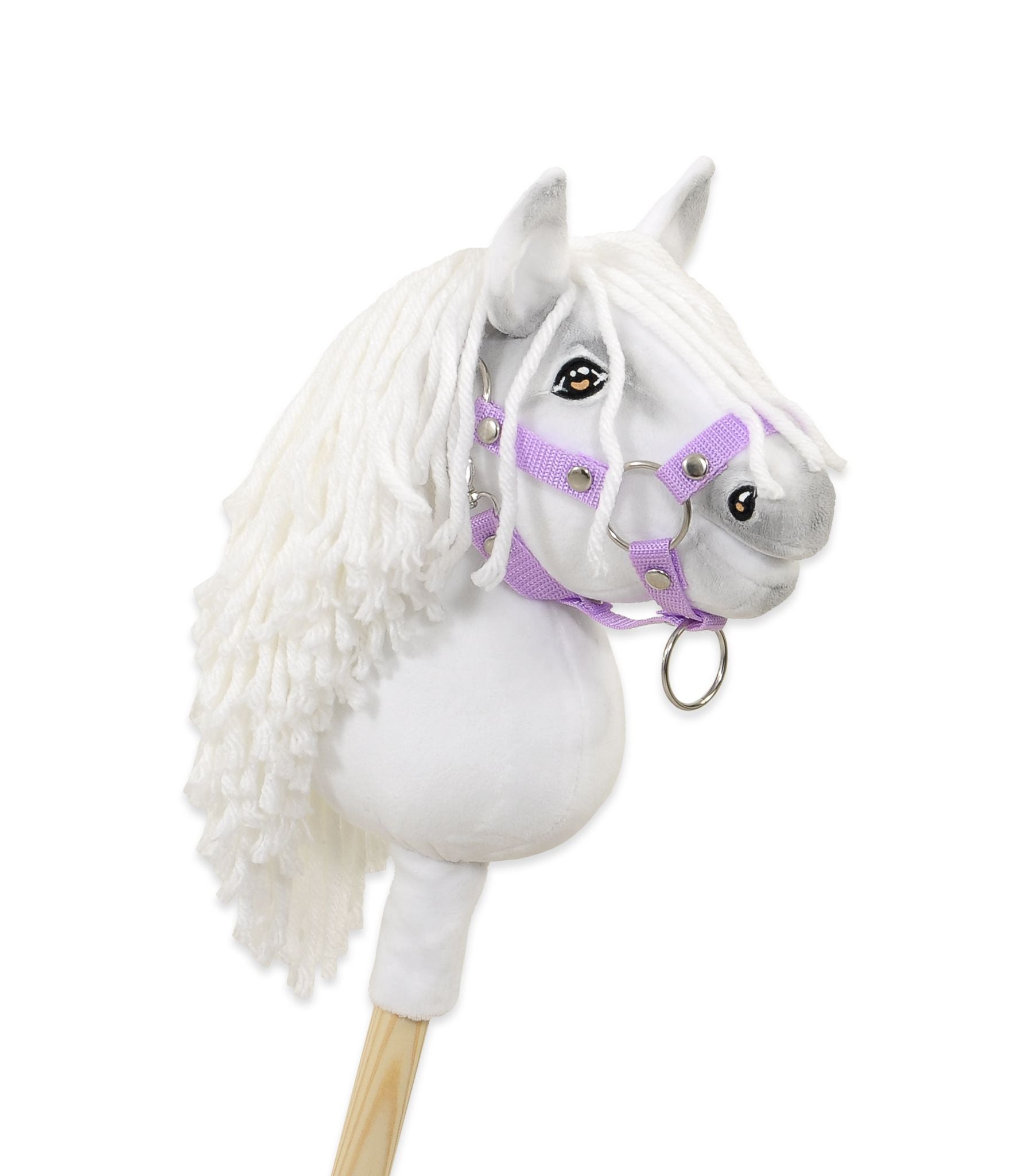 Horse on a stick Super Hobby Horse Premium - white A5