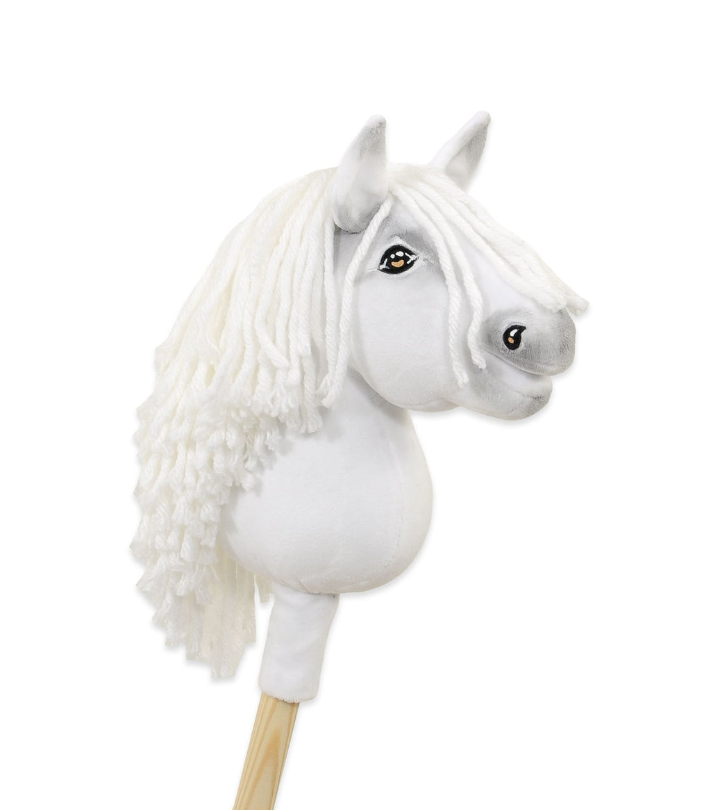Horse on a stick Super Hobby Horse Premium - white A5