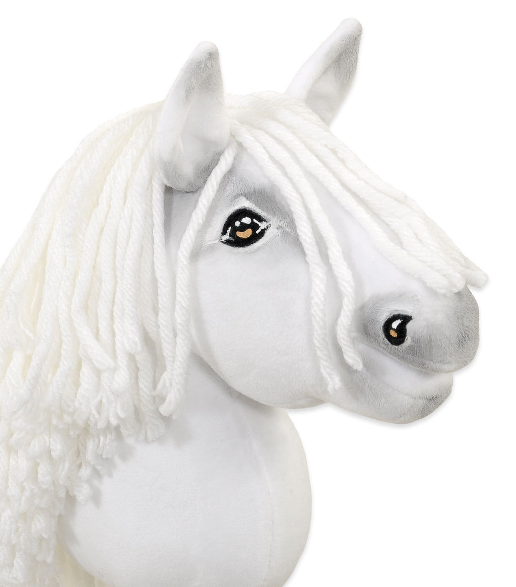 Horse on a stick Super Hobby Horse Premium - white A5