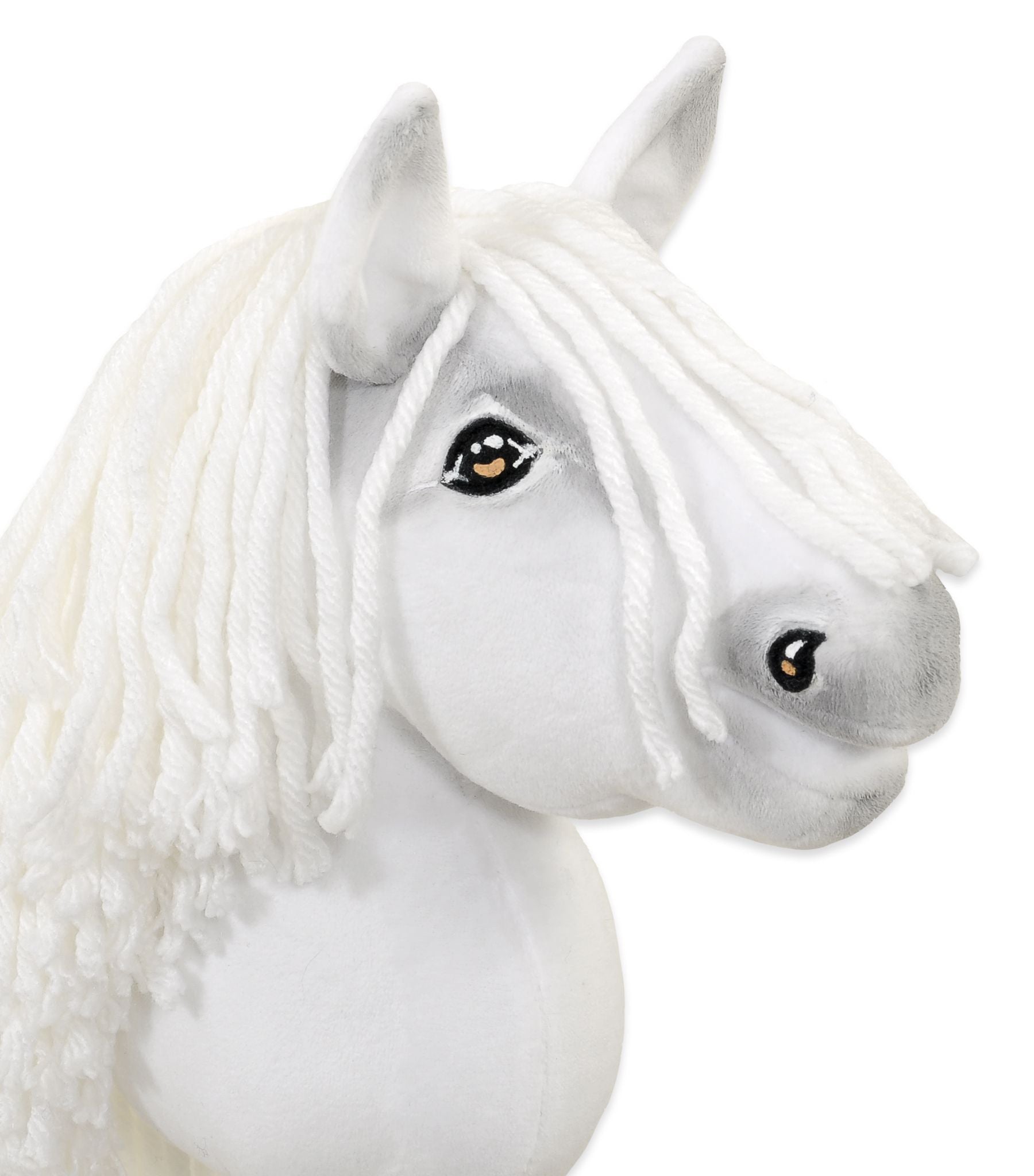 Horse on a stick Super Hobby Horse Premium - white A5