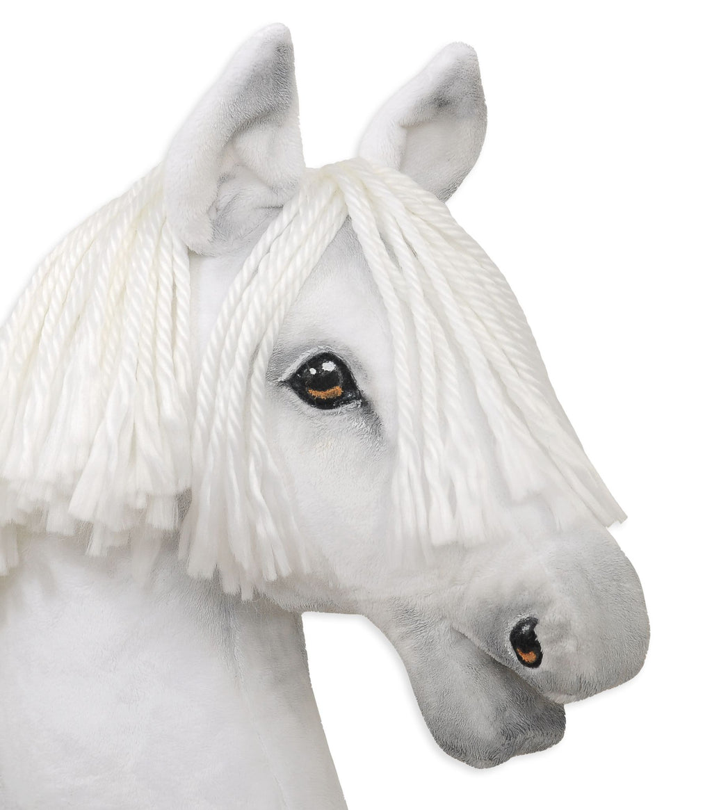 Horse on a stick Super Hobby Horse Premium - white A3