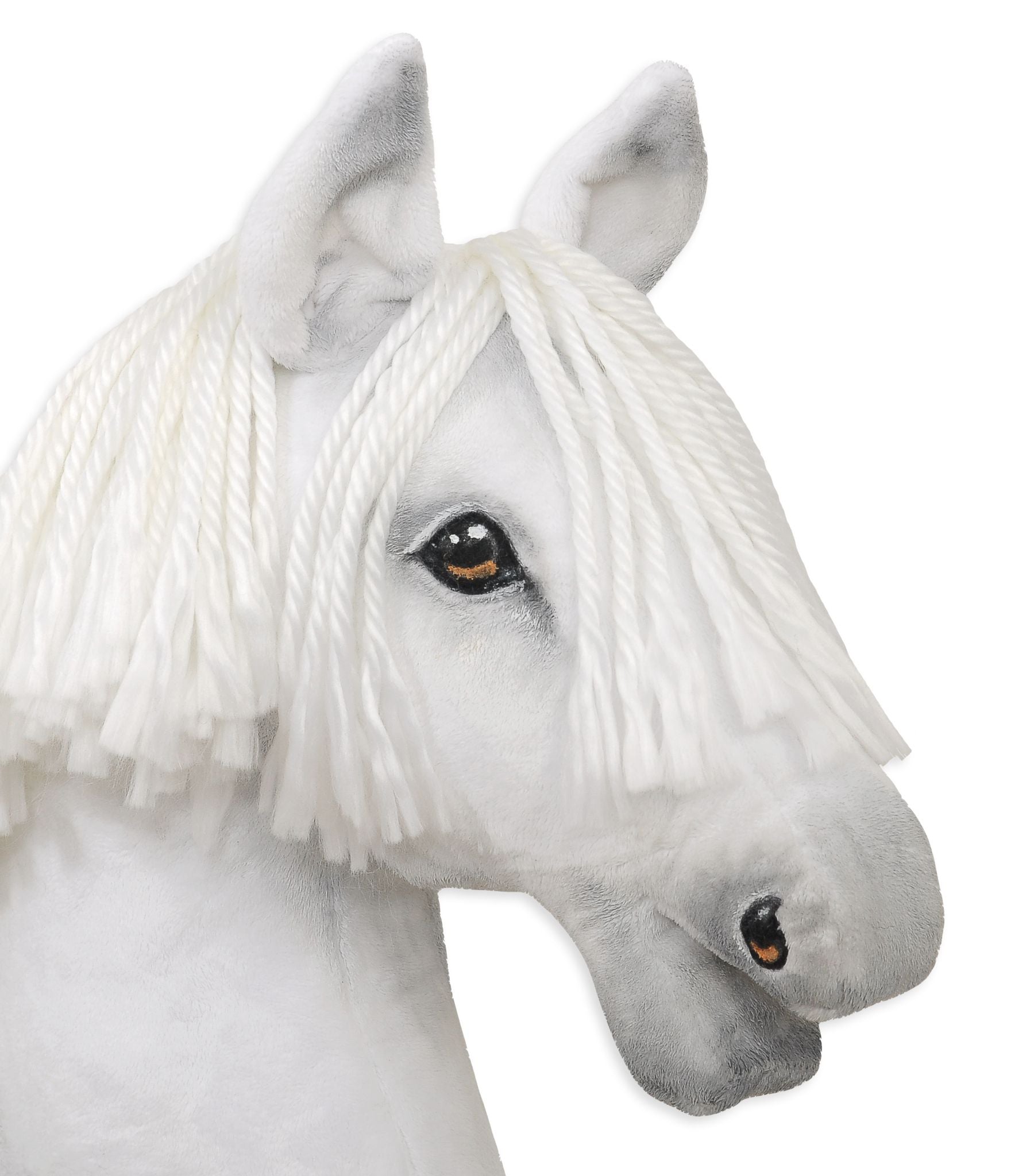Horse on a stick Super Hobby Horse Premium - white A3