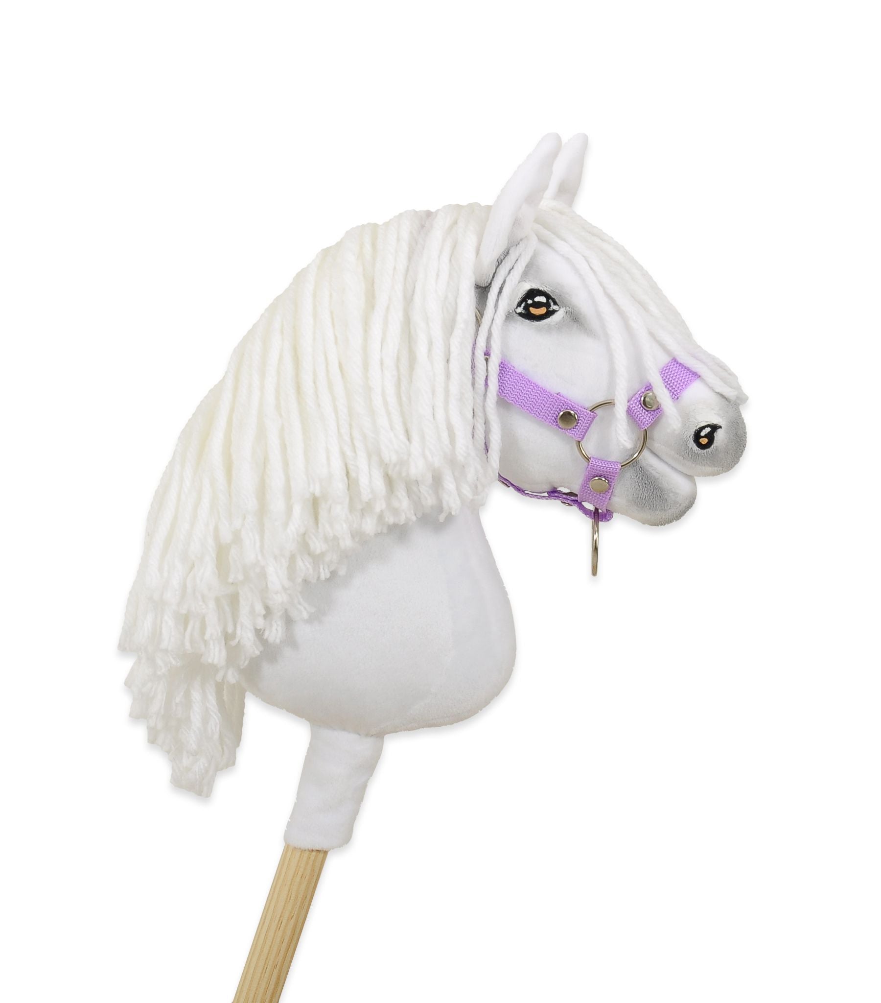 Horse on a stick Super Hobby Horse Premium - white A4