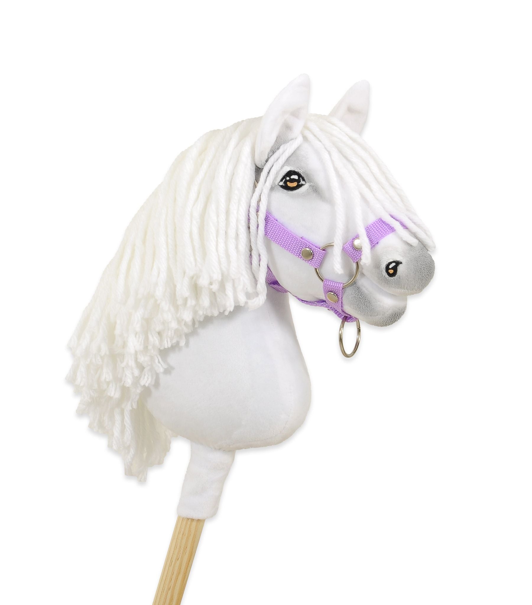 Horse on a stick Super Hobby Horse Premium - white A4