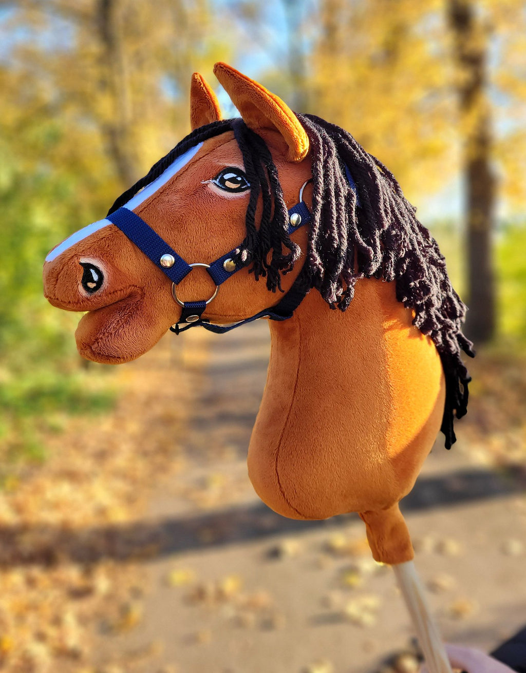 Horse on a stick Super Hobby Horse Premium - light bay horse II A3