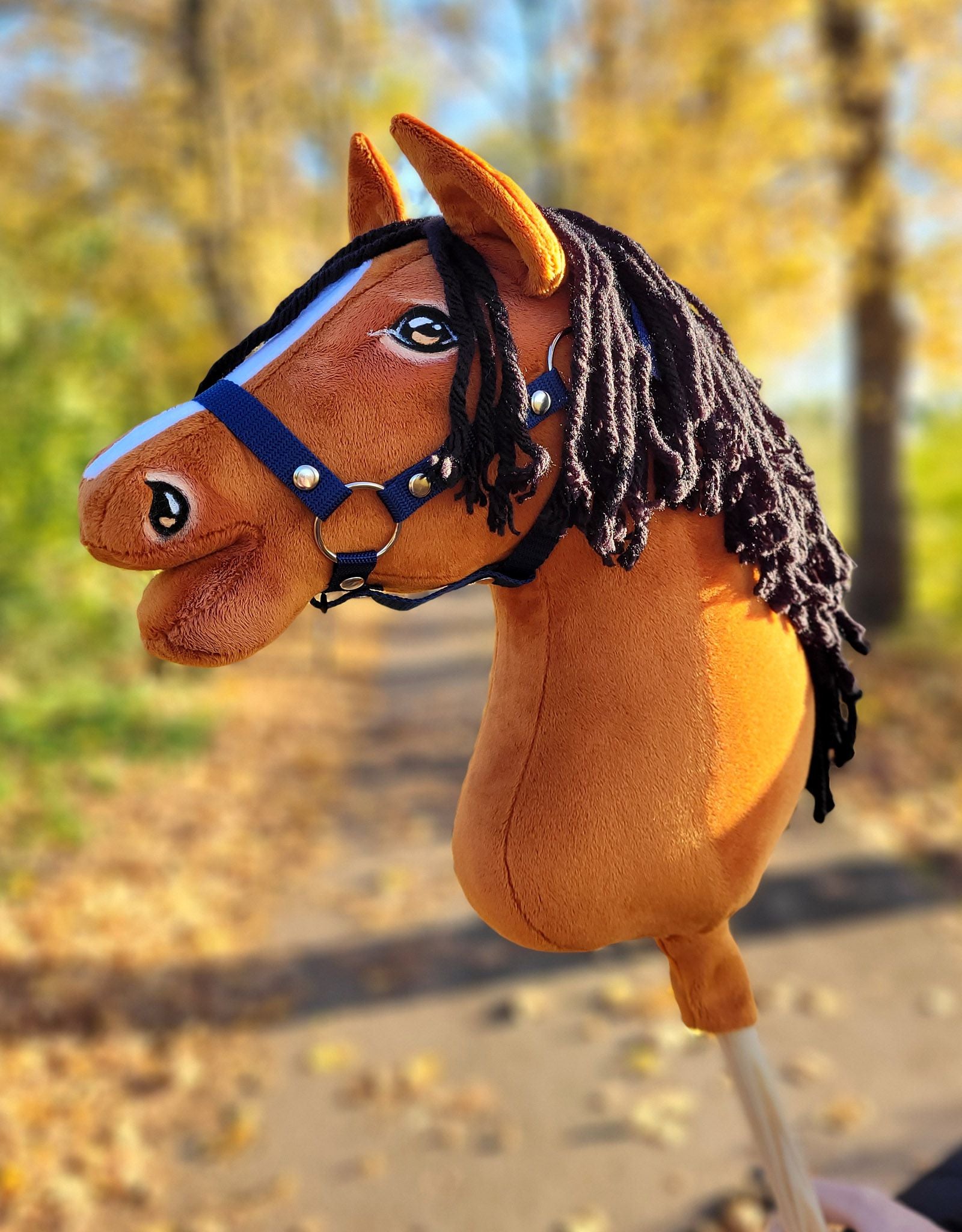 Horse on a stick Super Hobby Horse Premium - light bay horse II A3