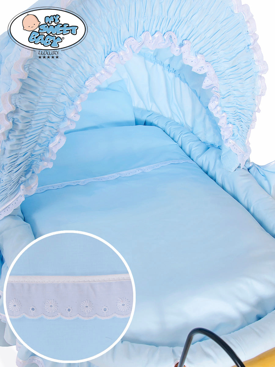 Cover set 4 pcs for Moses Masket/Wicker crib Victoria no. 2100-172 or 72100-172