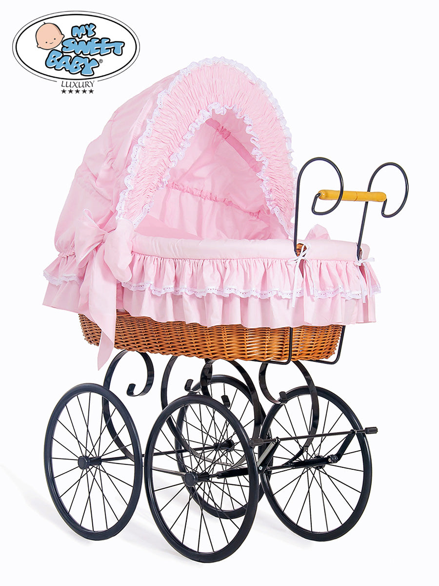 Cover set 4 pcs for Moses Basket/Wicker crib Victoria no. 2100-173 or 72100-173